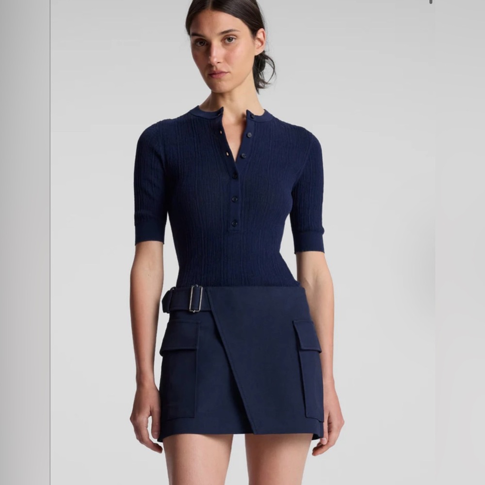 A.L.C. Fisher Fine Cotton Knit Top $295